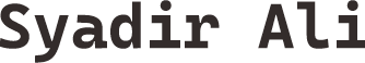 Syadir Ali